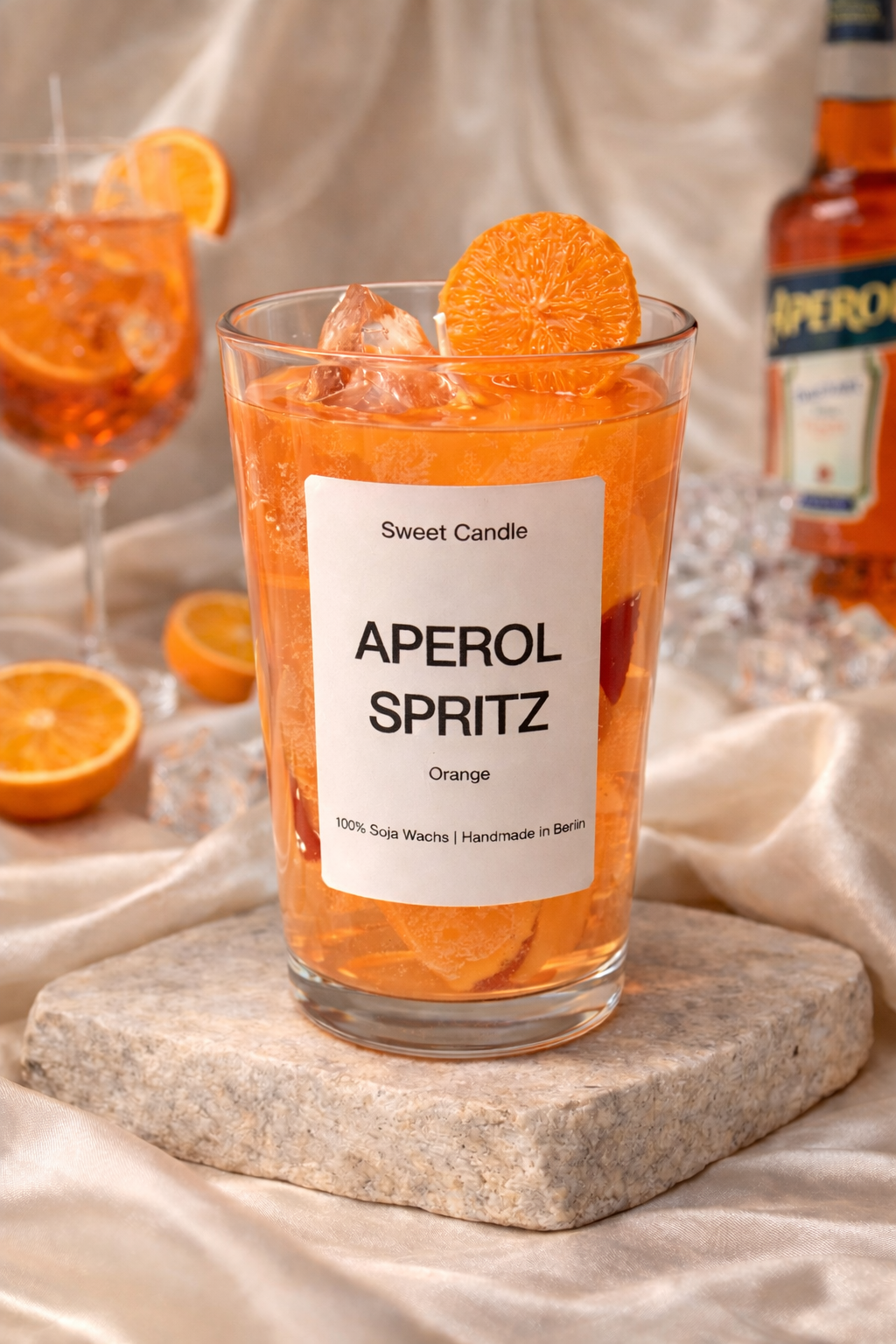 Aperol Spritz Duftkerze 🍊✨