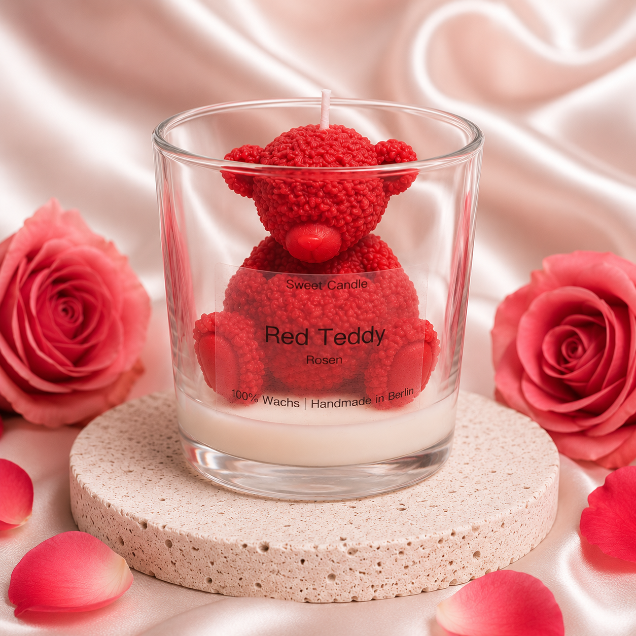 Red Teddy Duftkerze🧸🌹
