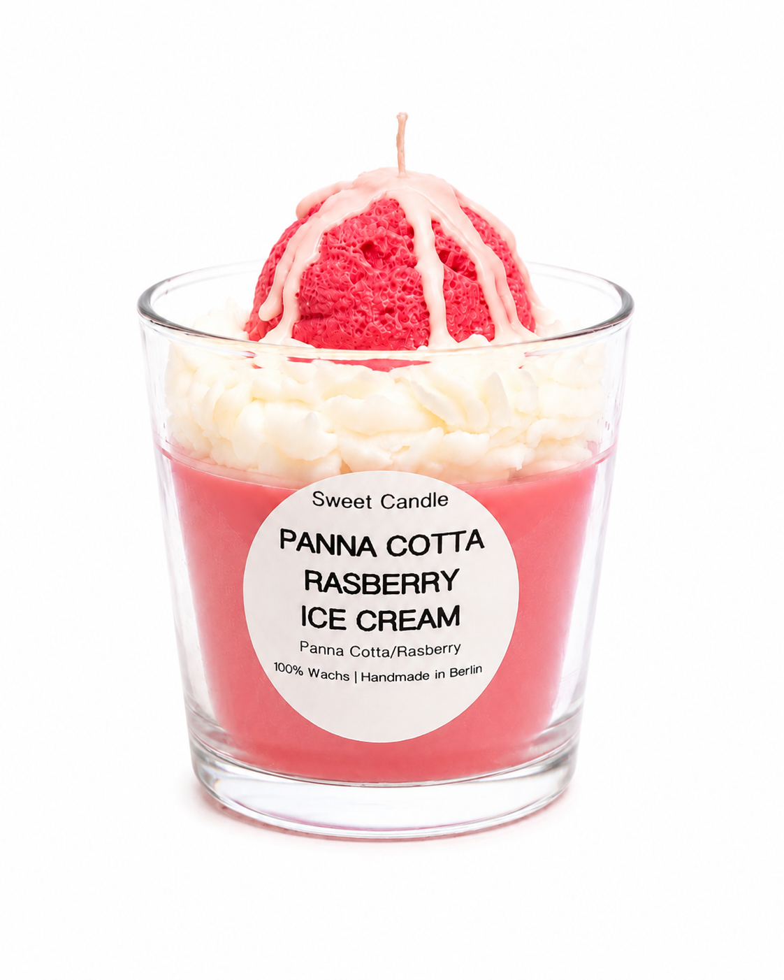 Panna Cotta Rasberry Ice Cream Duftkerze 🍓